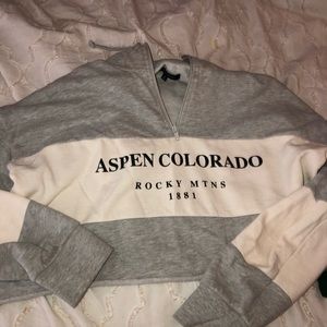 pacsun cropped long sleeve shirt